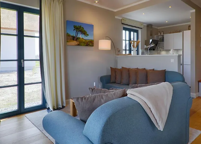 Reetland Am - Premium Reetdachvilla Mit 3 Schlafzimmern, Sauna Und Kamin F26 *